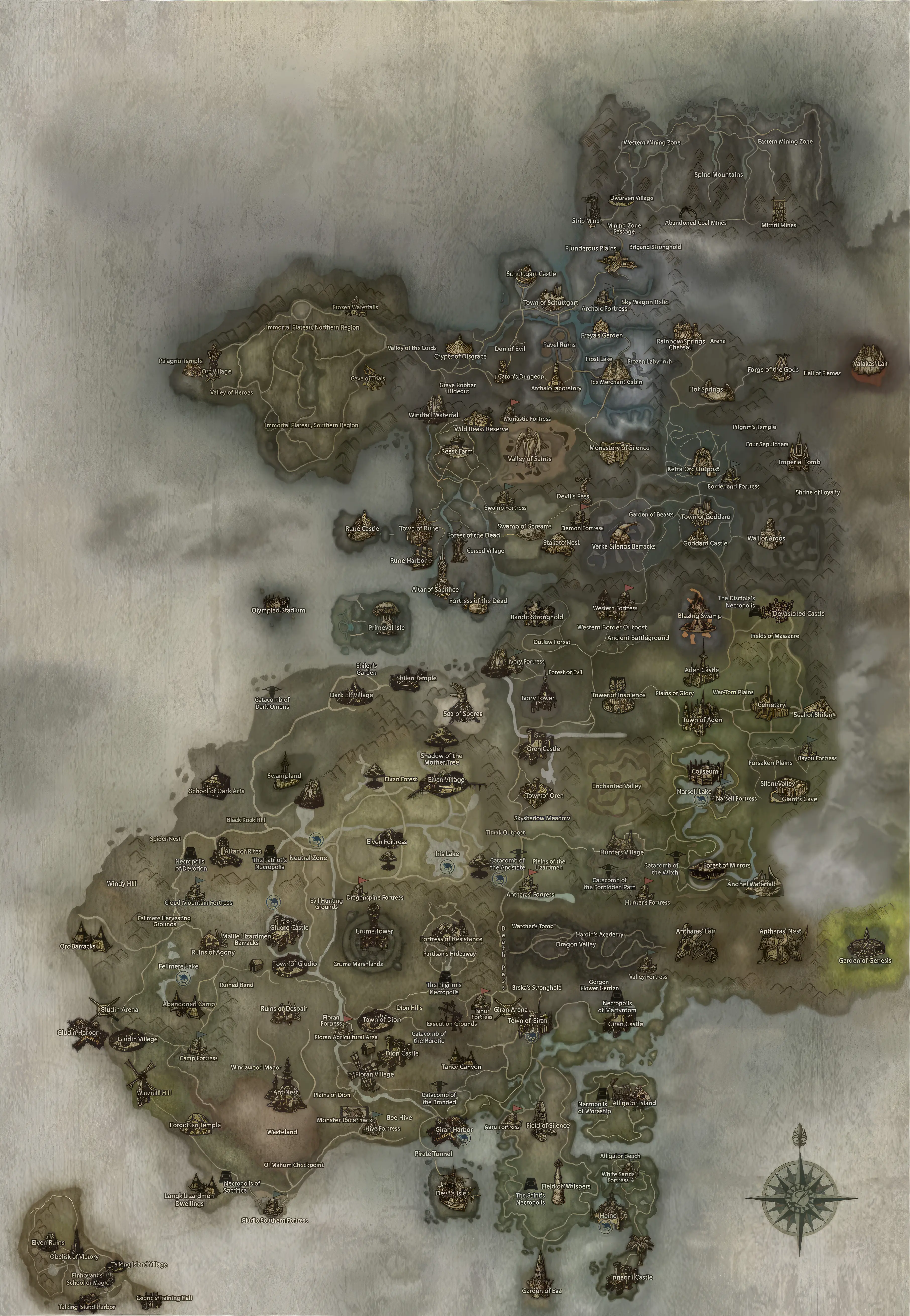 Карта Рейд Боссов